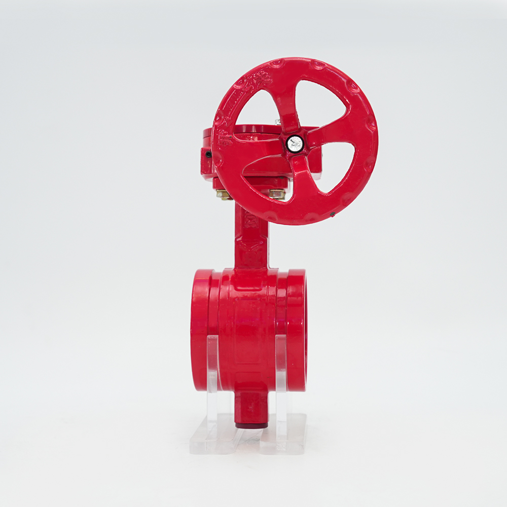 टर्बाइन ग्रूव बटरफ्लाई वाल्व D381X-16Q